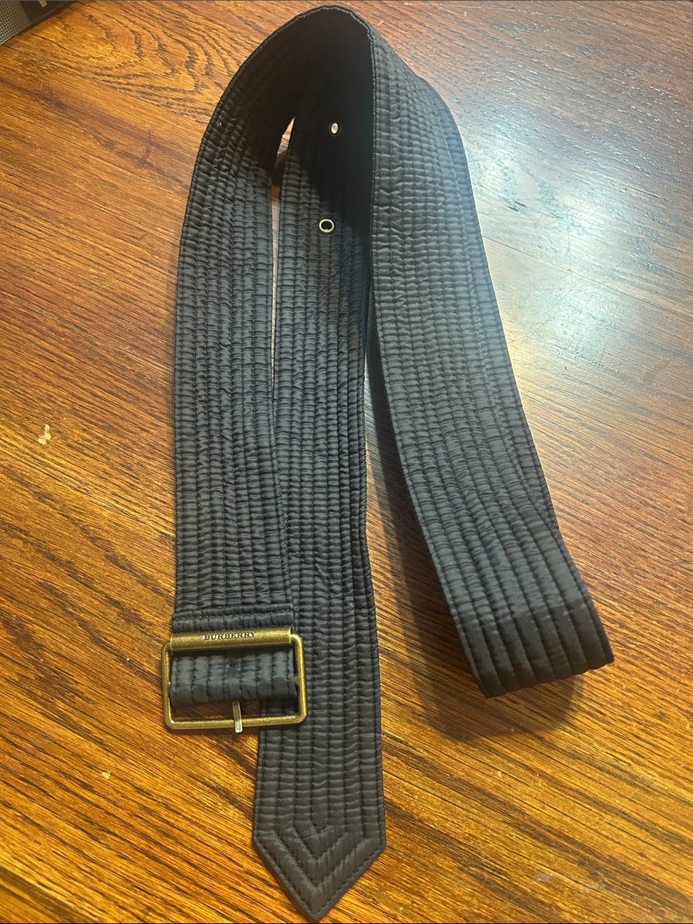 BURBERRY quilted Replacement Belt Finsbridge Belted Jacket